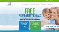 Desktop Screenshot of calibaydentalcare.com